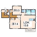 プレミールＧの間取図