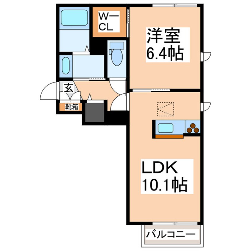 間取図 シャーメゾン桜川