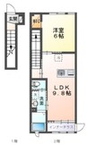 フィオーレ 1LDKの間取り