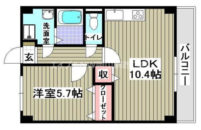 間取図 Presence今８丁目