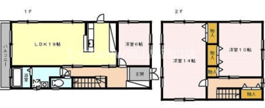 間取図 矢坂　磯島邸