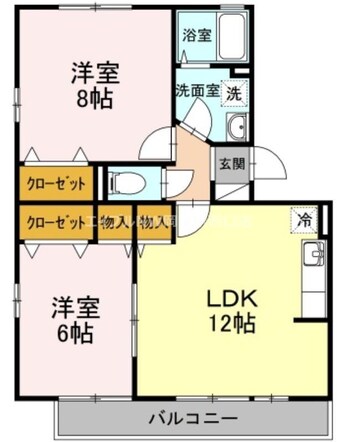 間取図 リビングタウン西崎　Ａ棟