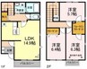 リースランド今　Ｃ棟 3LDKの間取り