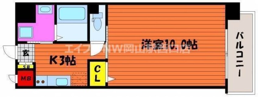 間取図 柳町Ａマンション