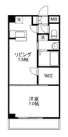 willDo岡山駅西口 1LDKの間取り