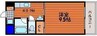 TOUEN BLDG　トウエンビル 1Kの間取り