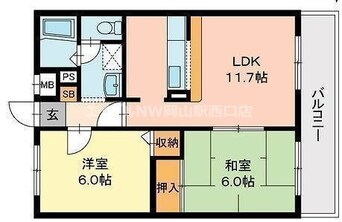 間取図 クレア