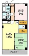 ハイライズ遠藤　 2LDKの間取り