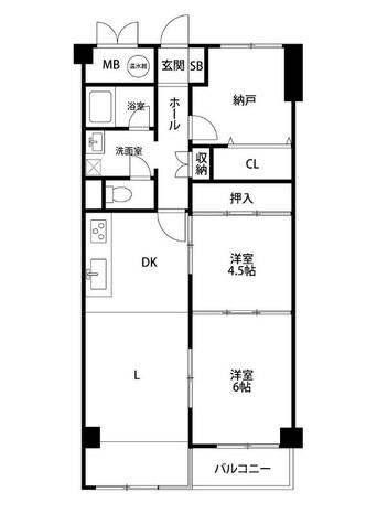 間取図 エバーグリーン柳町