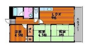 間取図 カウル十日市