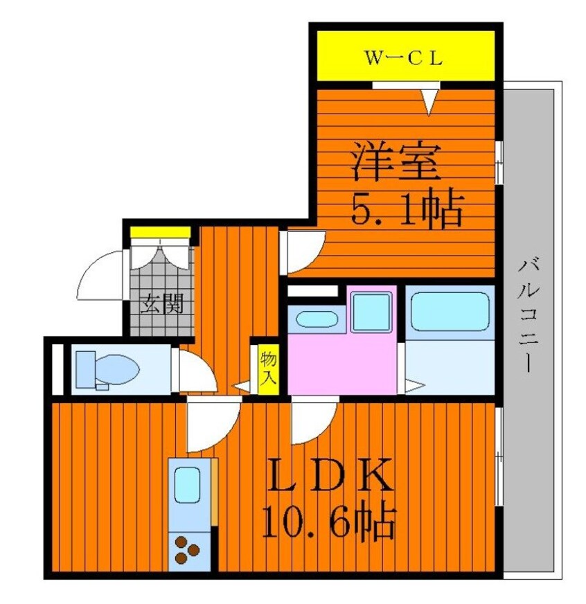 間取図 ラシュレ大元