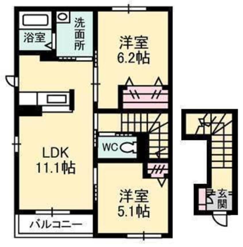 間取図 シャーメゾン晟