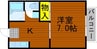 ジュネスＴ.Ｏ　Ａ棟 1DKの間取り