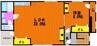 宮本ビル 1LDK+Sの間取り