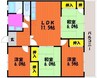 大野マンション 4LDKの間取り