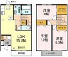 ローズコートつしま 3LDKの間取り