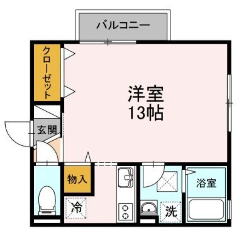 間取り図 アルファーム　B棟