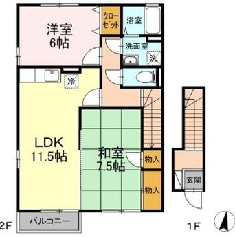 間取図 プレジオ六番館