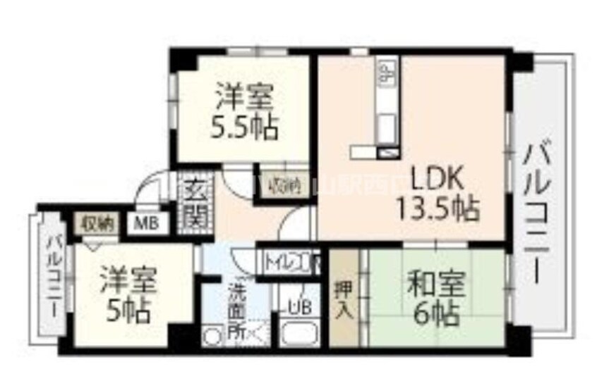 間取図 清幸マンション野田