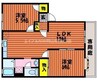 グリーンパーク西辛川Ｃ 2LDKの間取り