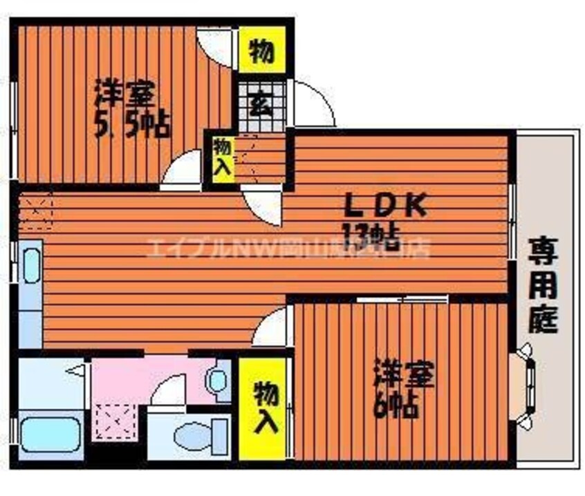 間取図 グリーンパーク西辛川Ｃ