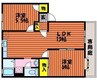 グリーンパーク西辛川Ｃ 2LDKの間取り