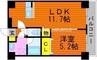 Arc Stage表町 1LDKの間取り