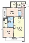 リュミエール 2LDKの間取り