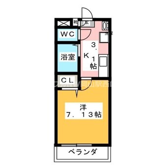 間取図 ウェーブレジデンス北長瀬