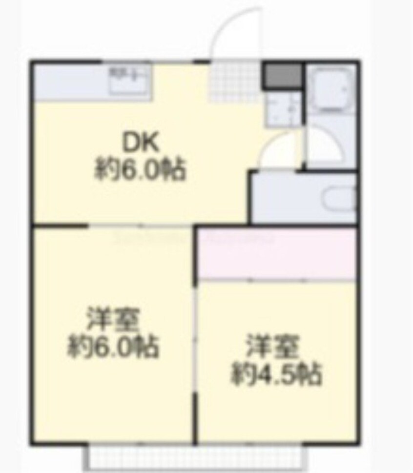 間取図 井上コーポA棟
