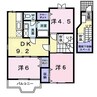 カーサ　Ａ 3DKの間取り