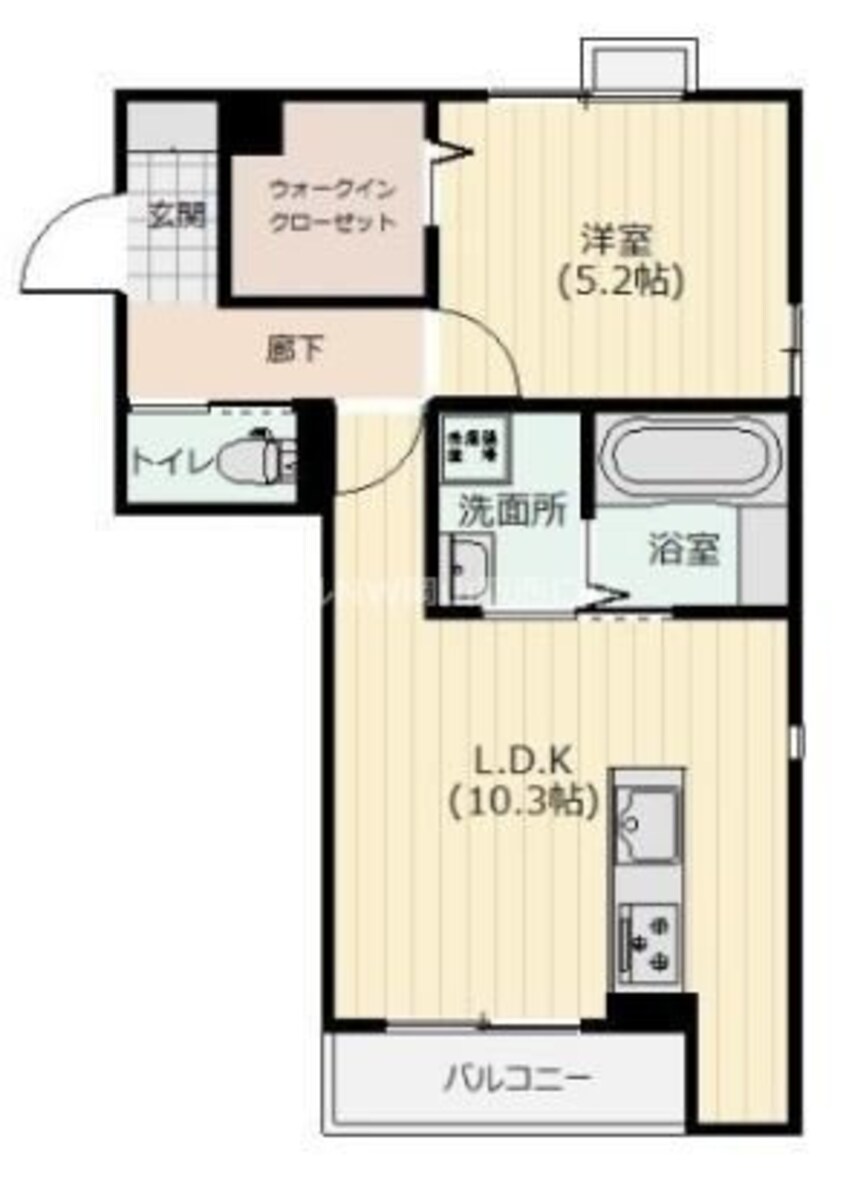 間取図 Ｒｉａｎ伊福町