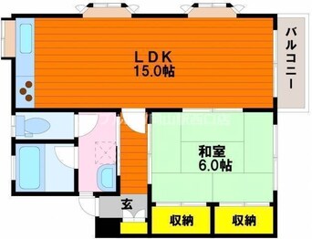 間取図 シティパレス西崎