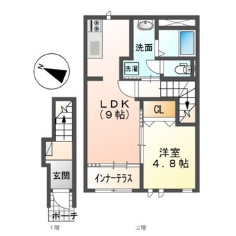 間取図 アリウス　みなん