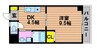コザックス 1DKの間取り