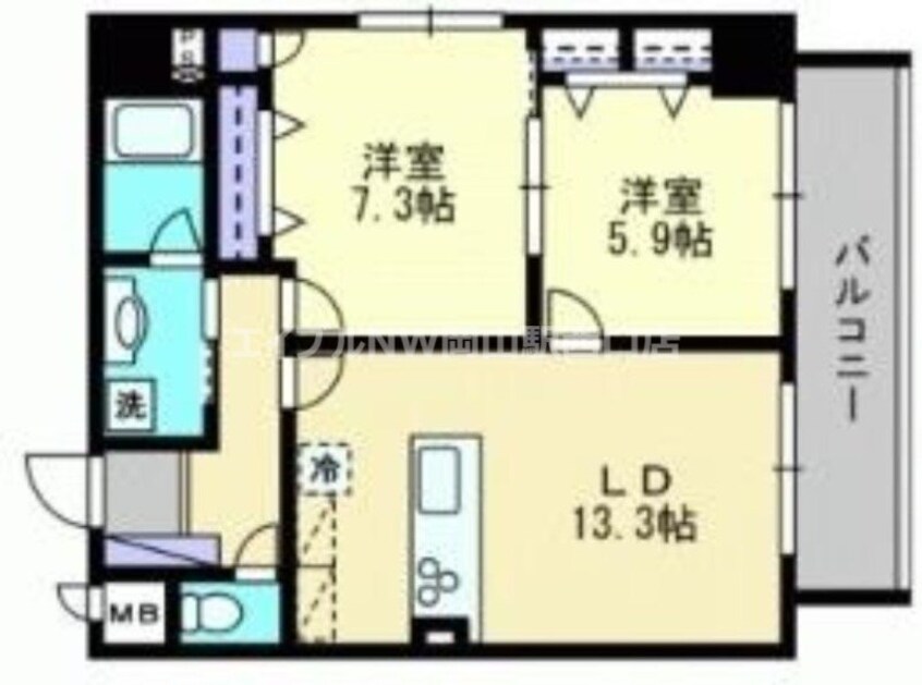 間取図 ハアラン表町