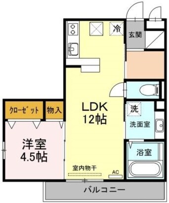 間取図 ラ・シャンブル