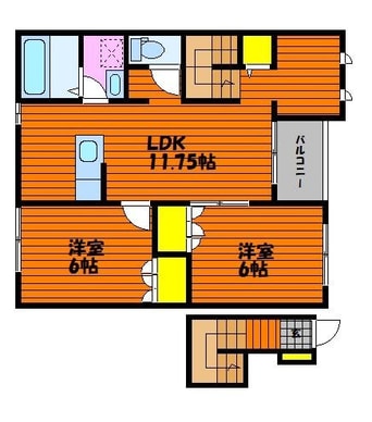 間取図 アロース牟佐