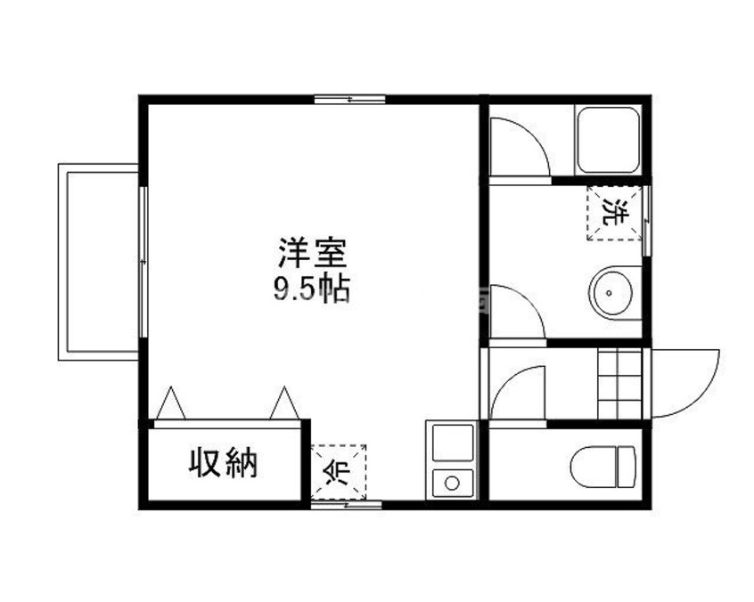 間取図 サンライズ花尻