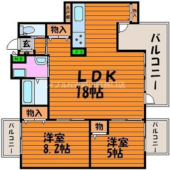 間取図 中山下壱番館