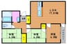 津島南サンコーポ 3LDKの間取り