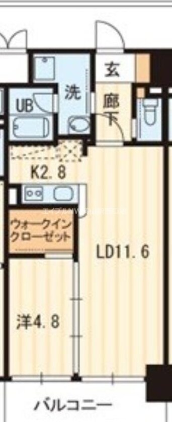 間取図 アルファレガロ西古松