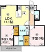 ファーレ 2LDKの間取り