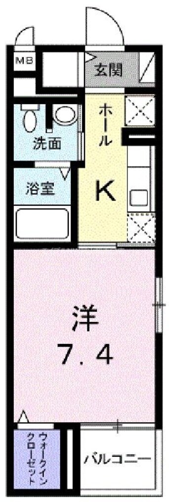 間取図 クレア　コート