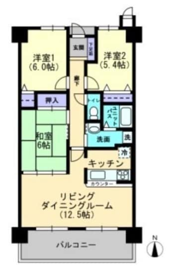 間取図 アルファステイツ西市ツインズⅠ