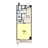 平井マンション奥田 1DKの間取り