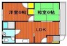 サンフラワー今 2LDKの間取り