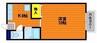 モデラートＮＥＯ 1Kの間取り