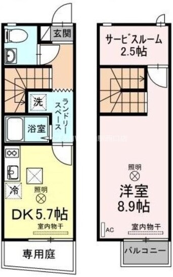 間取図 コンフォレスト白壁Ｃ