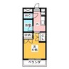 マンションLee　Ⅱ棟 1Kの間取り